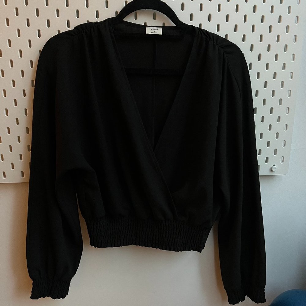 Wilfred Cropped Crossover Front Top